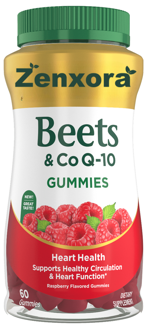 Zenxora Beets + Coq10 Gummies