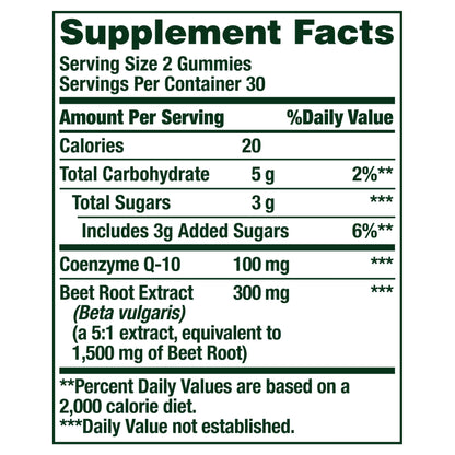 Zenxora Beets + Coq10 Gummies